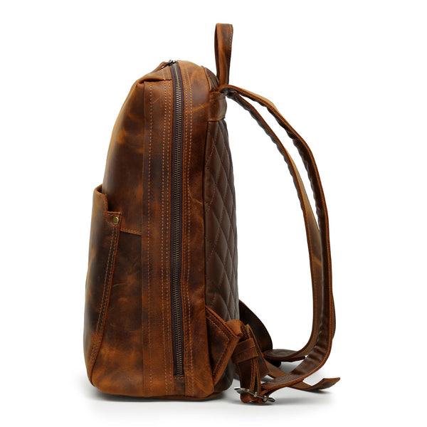 Smith Vintage Leather Backpack - YONDER BAGS