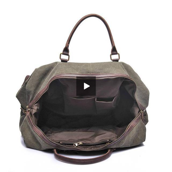 Strider Vintage Canvas Duffle Bag - YONDER BAGS