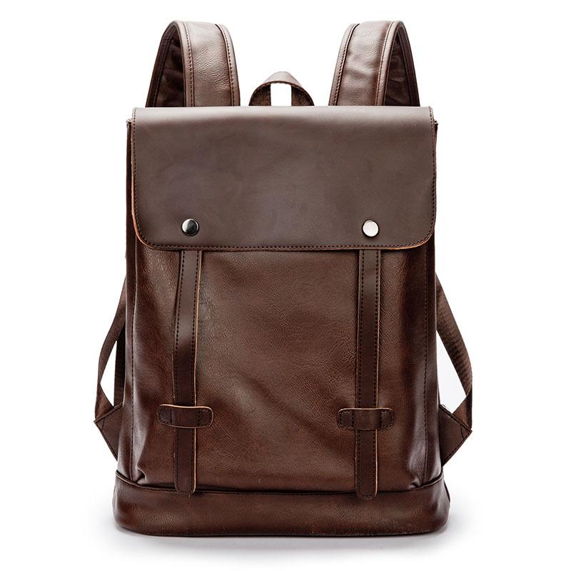 cooper flap small leather backpack Cooper Vintage Leather Backpack