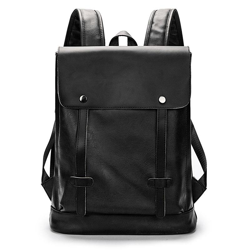 black leather backpack vintage Cooper Vintage Leather Backpack – YONDER BAGS