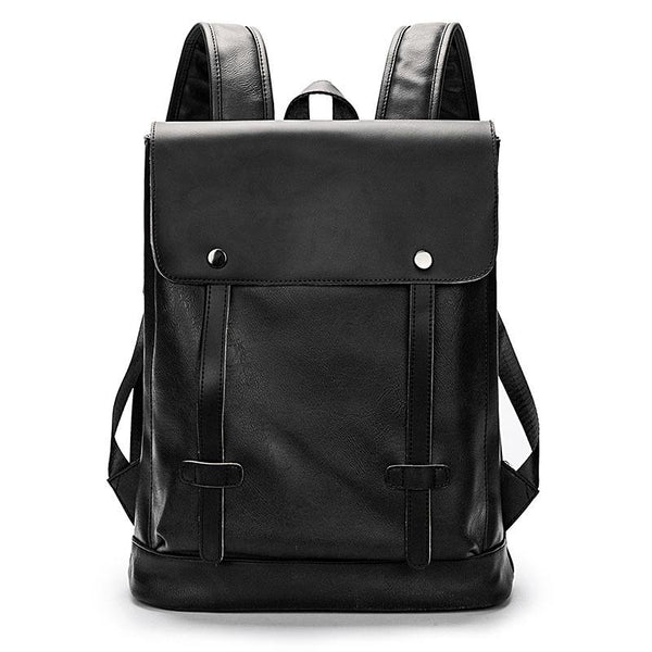 cooper flap small leather backpack Cooper Vintage Leather Backpack – YONDER BAGS