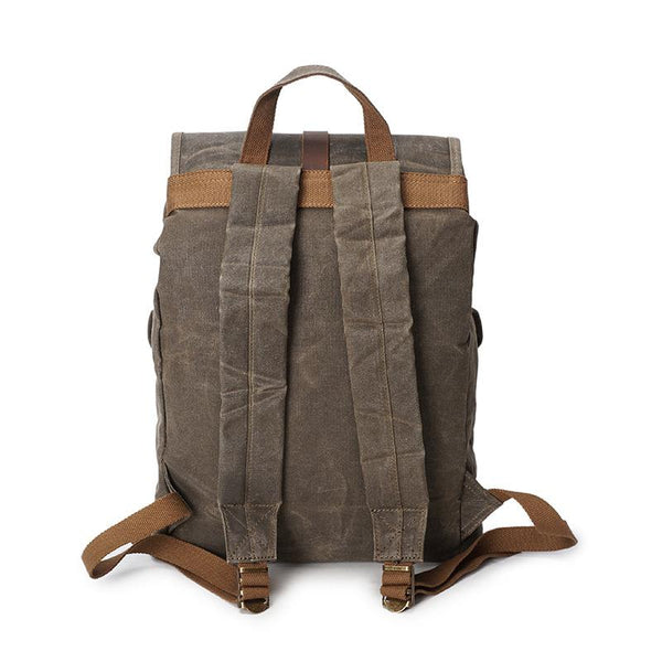 Crossroad Vintage Canvas Backpack - YONDER BAGS