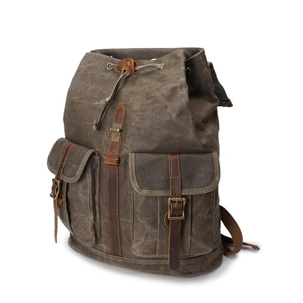 Crossroad Vintage Canvas Backpack - YONDER BAGS