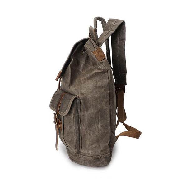 Crossroad Vintage Canvas Backpack - YONDER BAGS