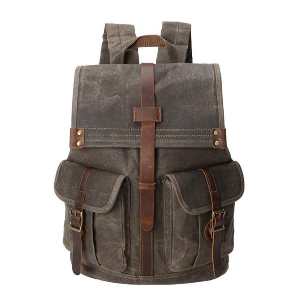 Crossroad Vintage Canvas Backpack - YONDER BAGS