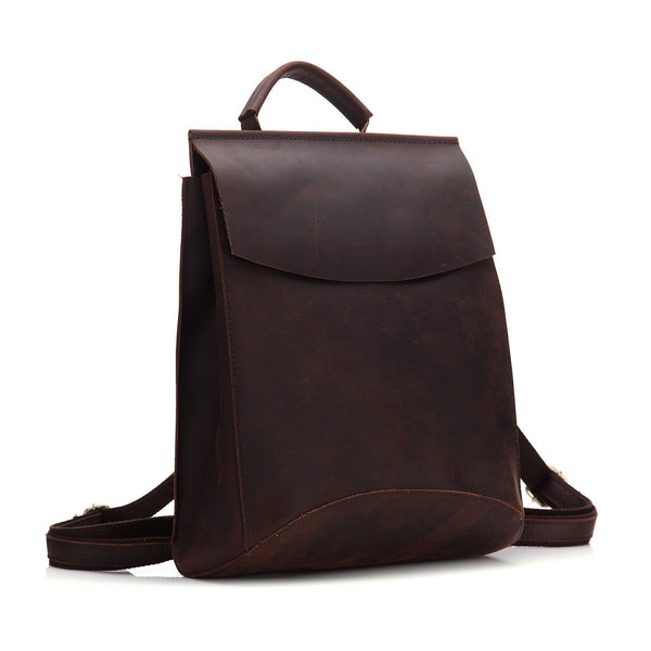 Maverick Crazy Horse Leather Backpack - YONDER BAGS