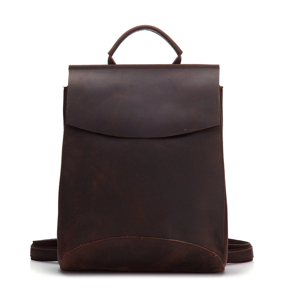 Maverick Crazy Horse Leather Backpack – YONDER BAGS