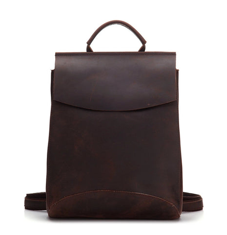 Maverick Crazy Horse Leather Backpack - YONDER BAGS
