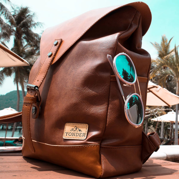 Spark Vintage Leather Backpack - YONDER BAGS