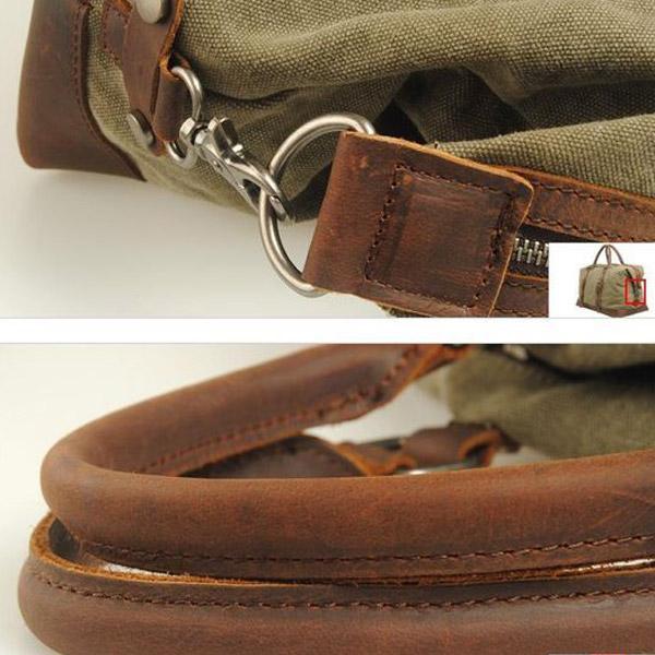 Strider Vintage Canvas Duffle Bag - YONDER BAGS