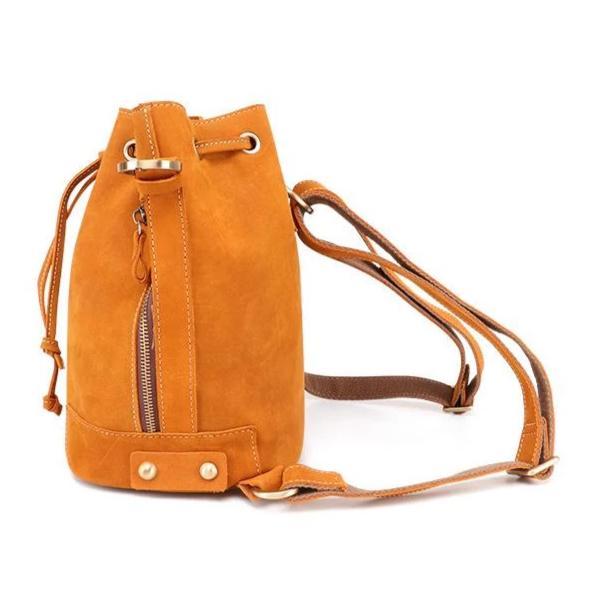 Tulip Vintage Leather Bucket Bag - YONDER BAGS