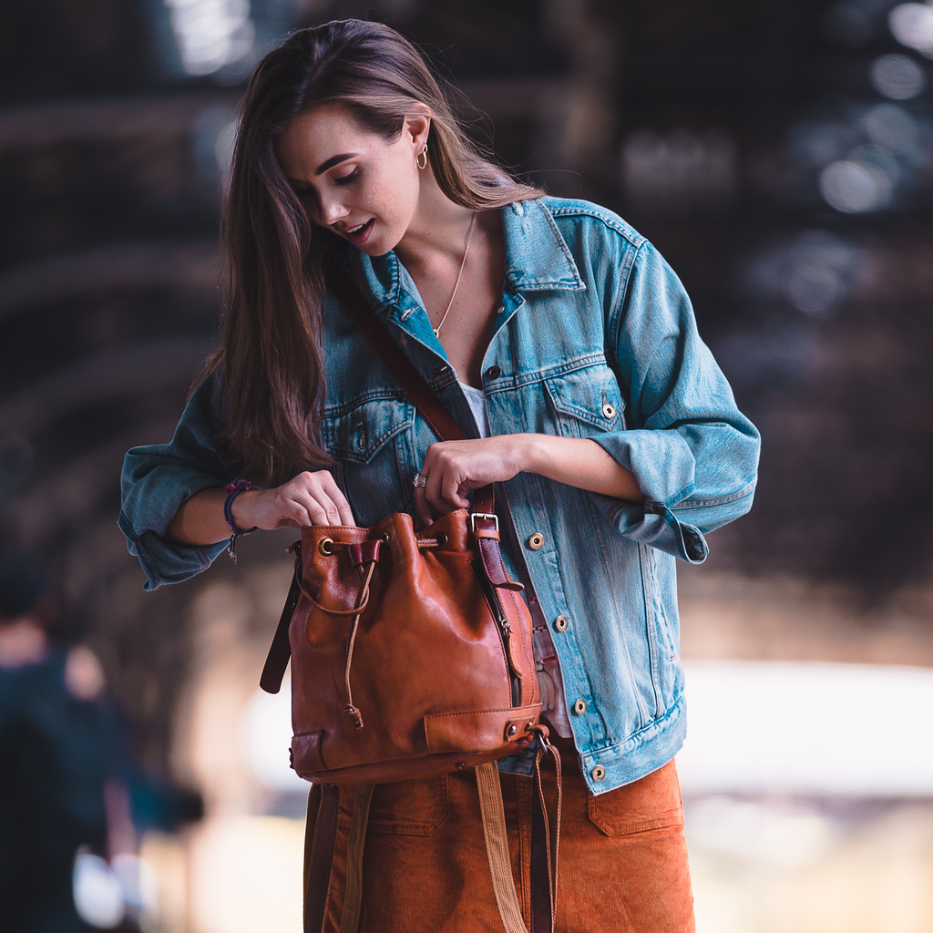 Leather Bucket Bag – judtlv